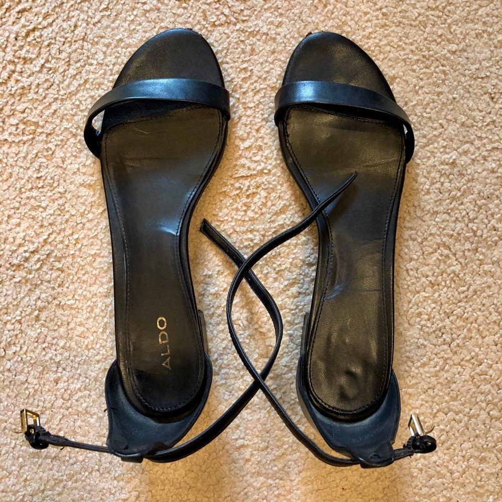 Black Strappy Sandals size 10